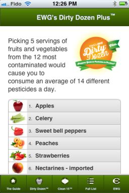 Dirty Dozen App